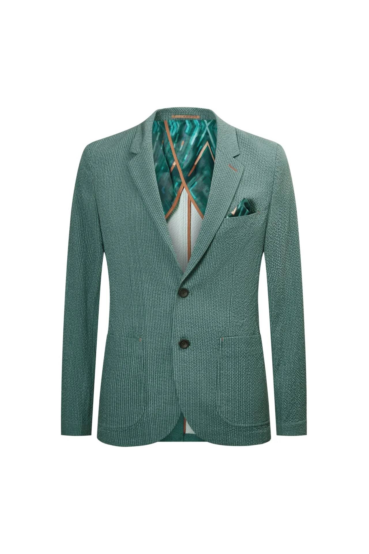 Seersucker Casual Blazer