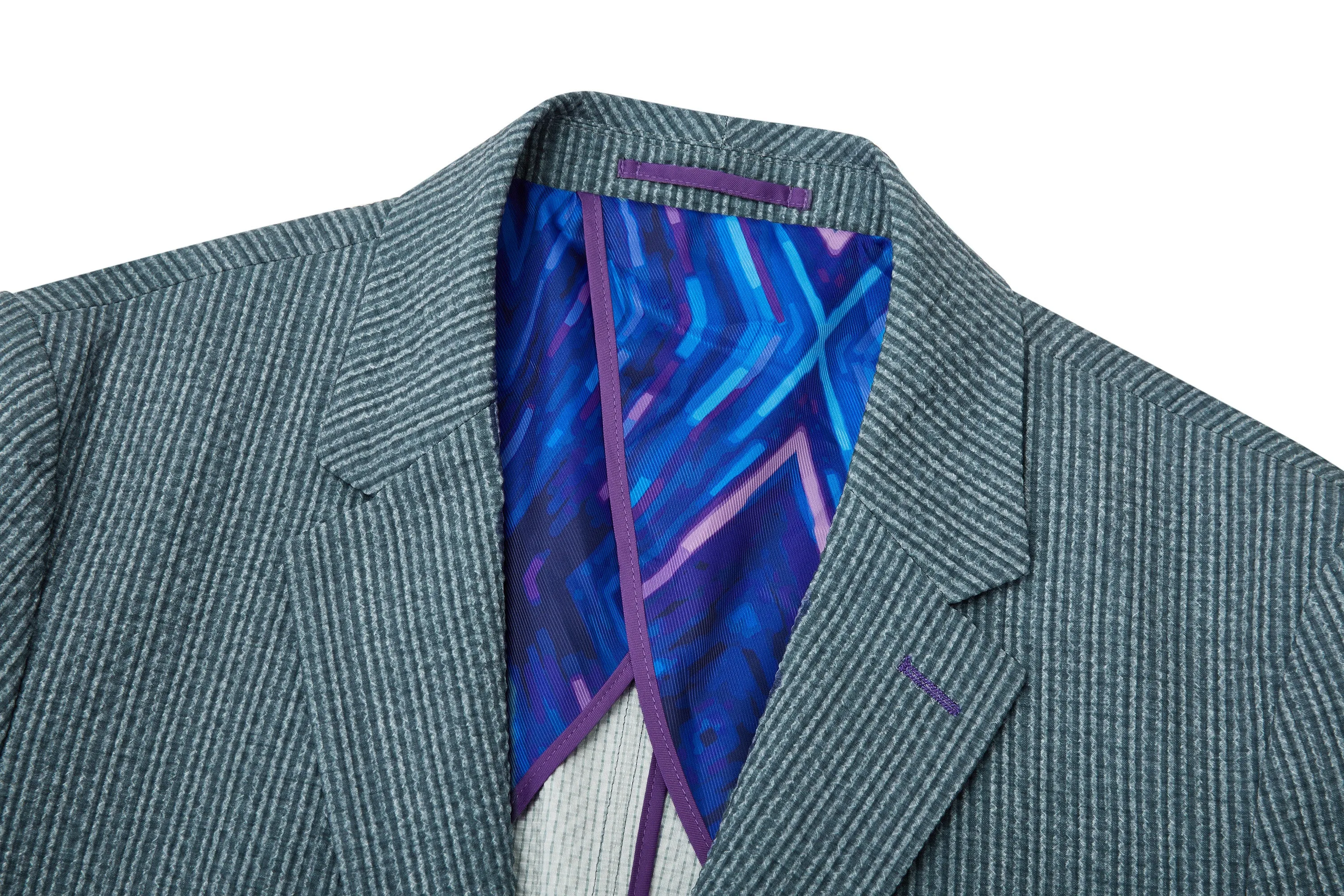 Seersucker Casual Blazer