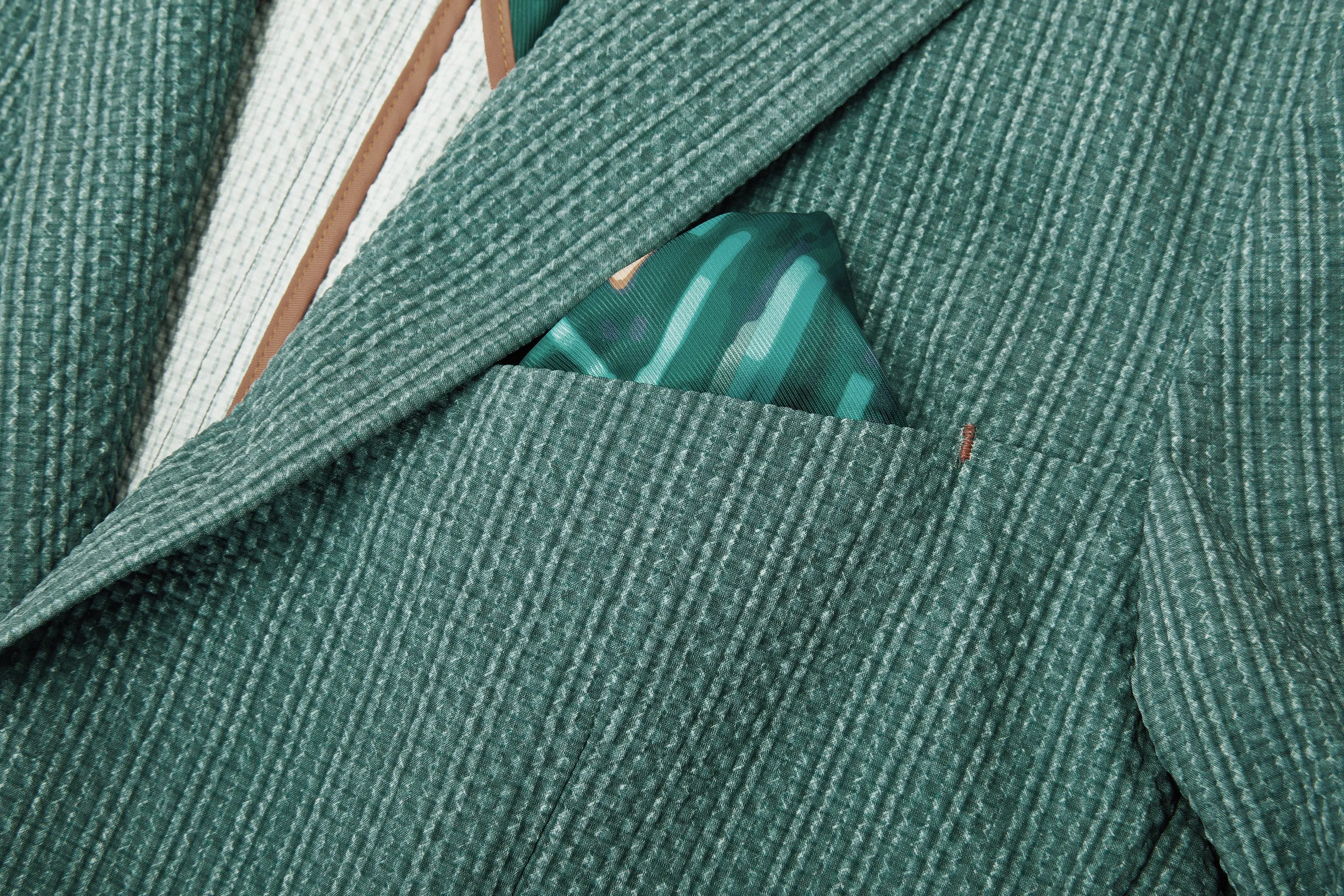 Seersucker Casual Blazer