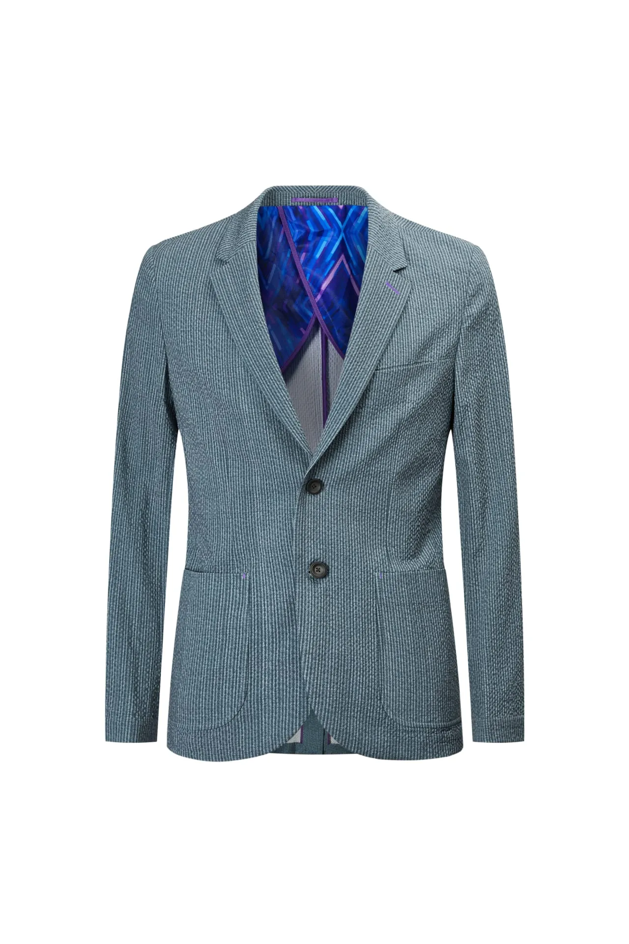 Seersucker Casual Blazer