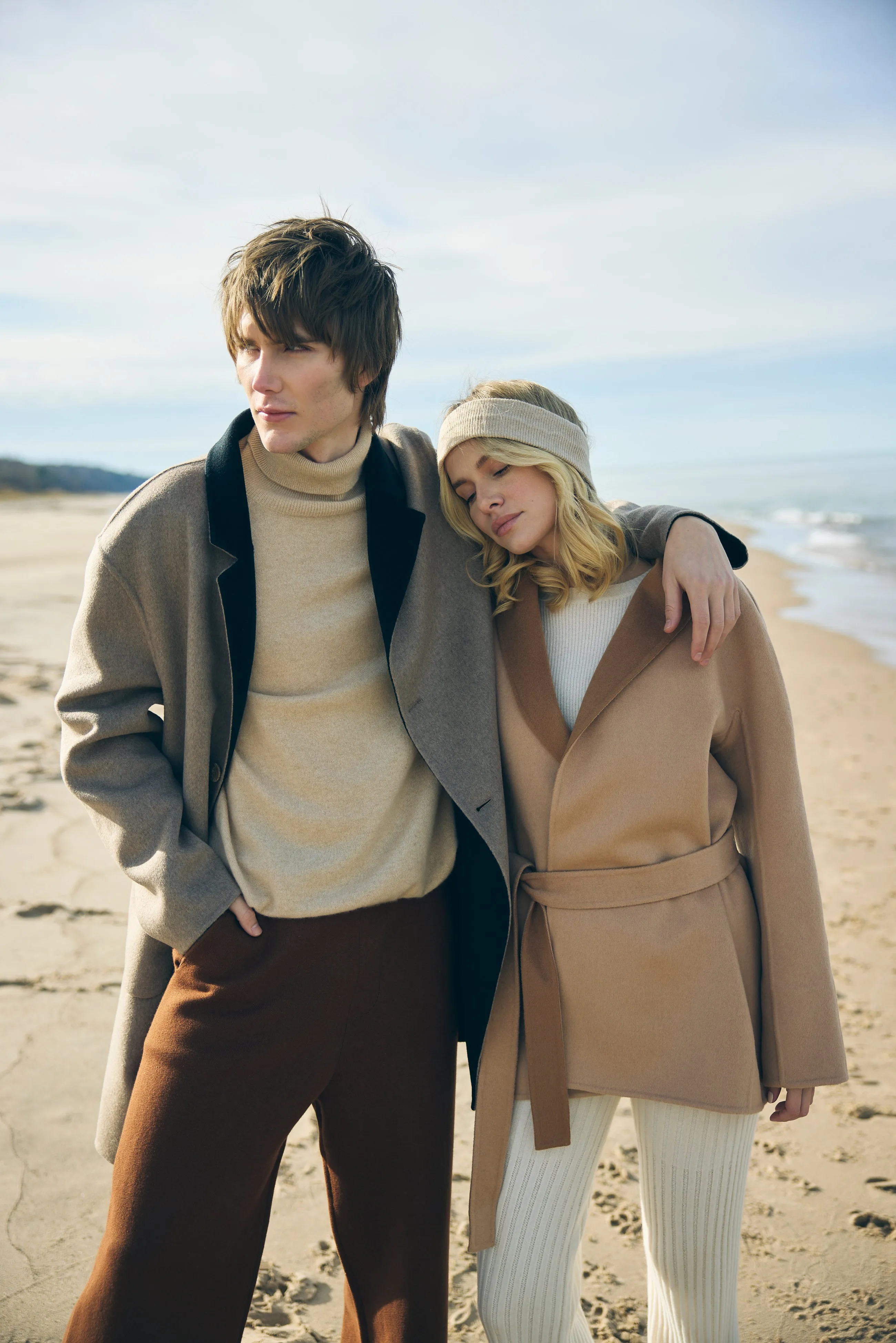 Shawl Lapel Collar Short Coat