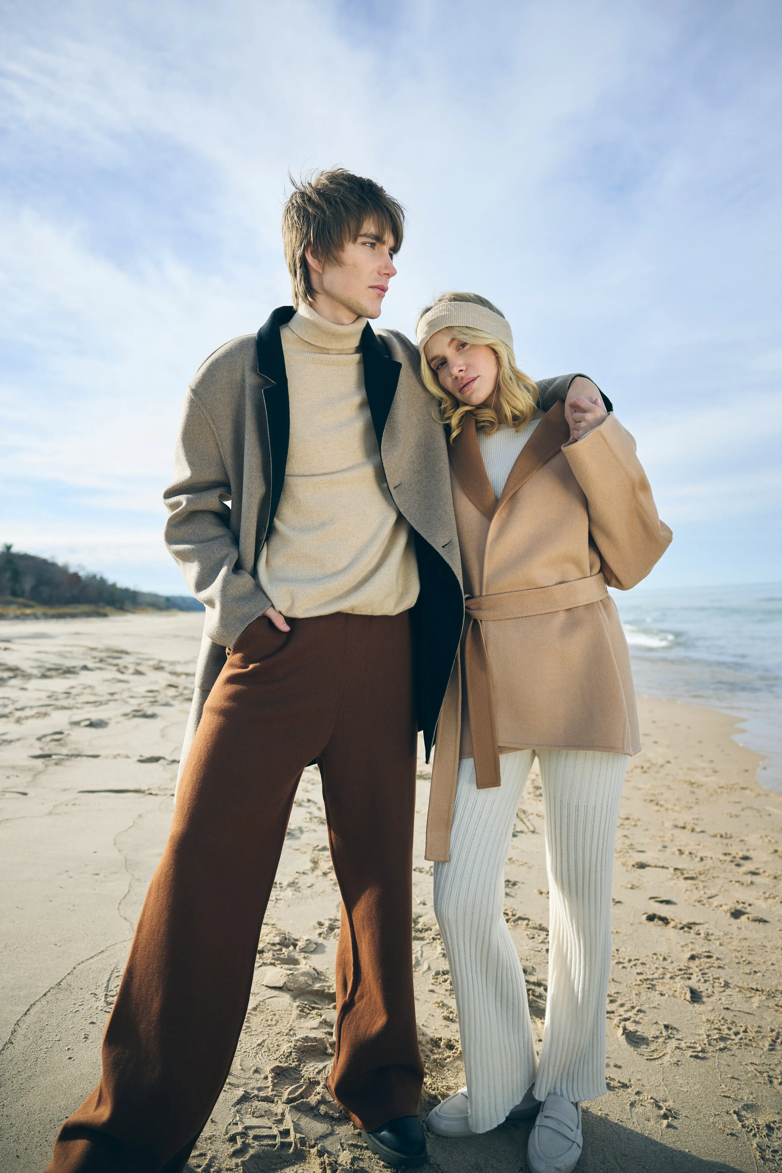 Shawl Lapel Collar Short Coat