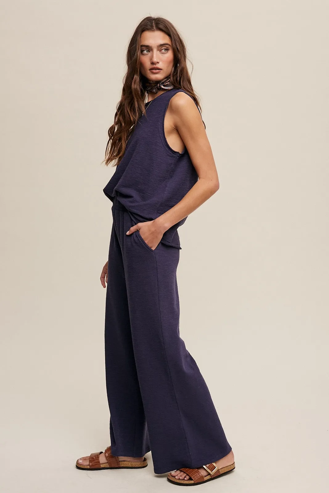 Soft Knit Tank and Sweatpant Set