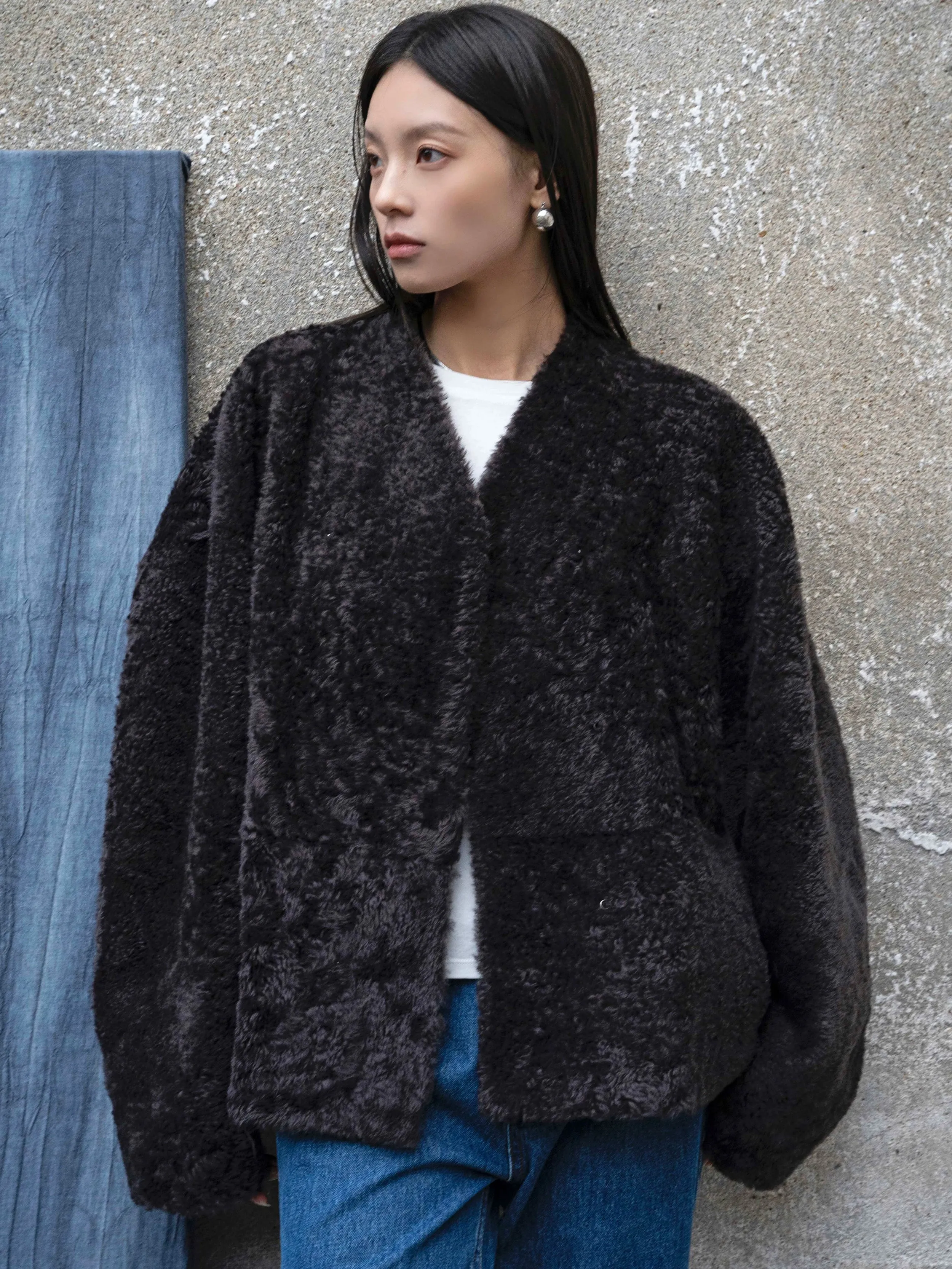 Spanish Lacon Fur and Leather Coat