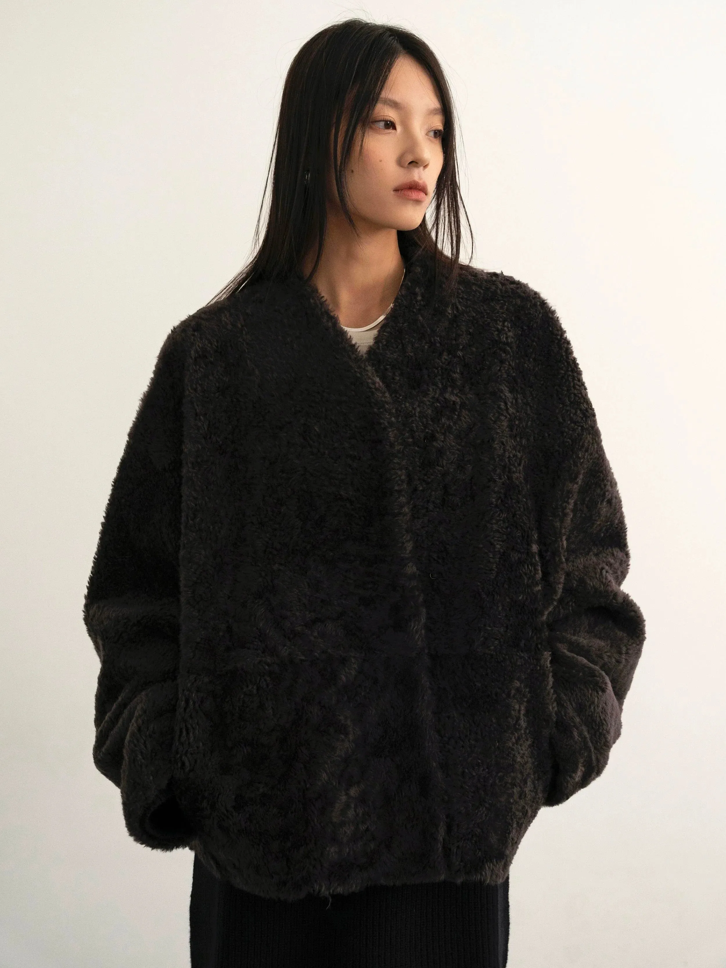 Spanish Lacon Fur and Leather Coat