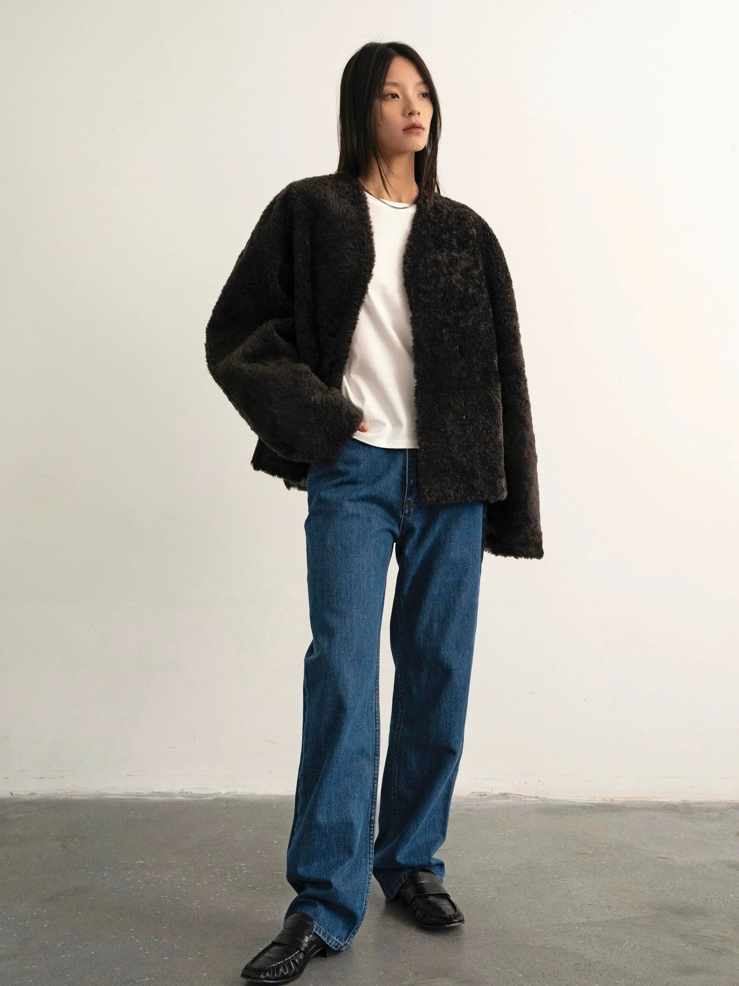 Spanish Lacon Fur and Leather Coat