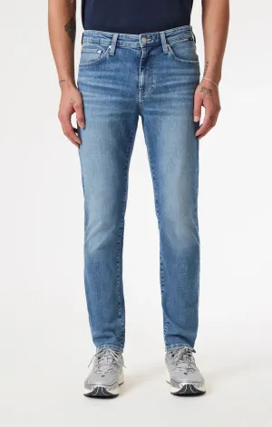 Steve Athletic Fit Jeans | Mid Brushed Classic Blue
