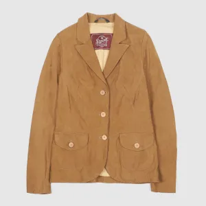 Stewart Ladies Roughout Leather Blazer