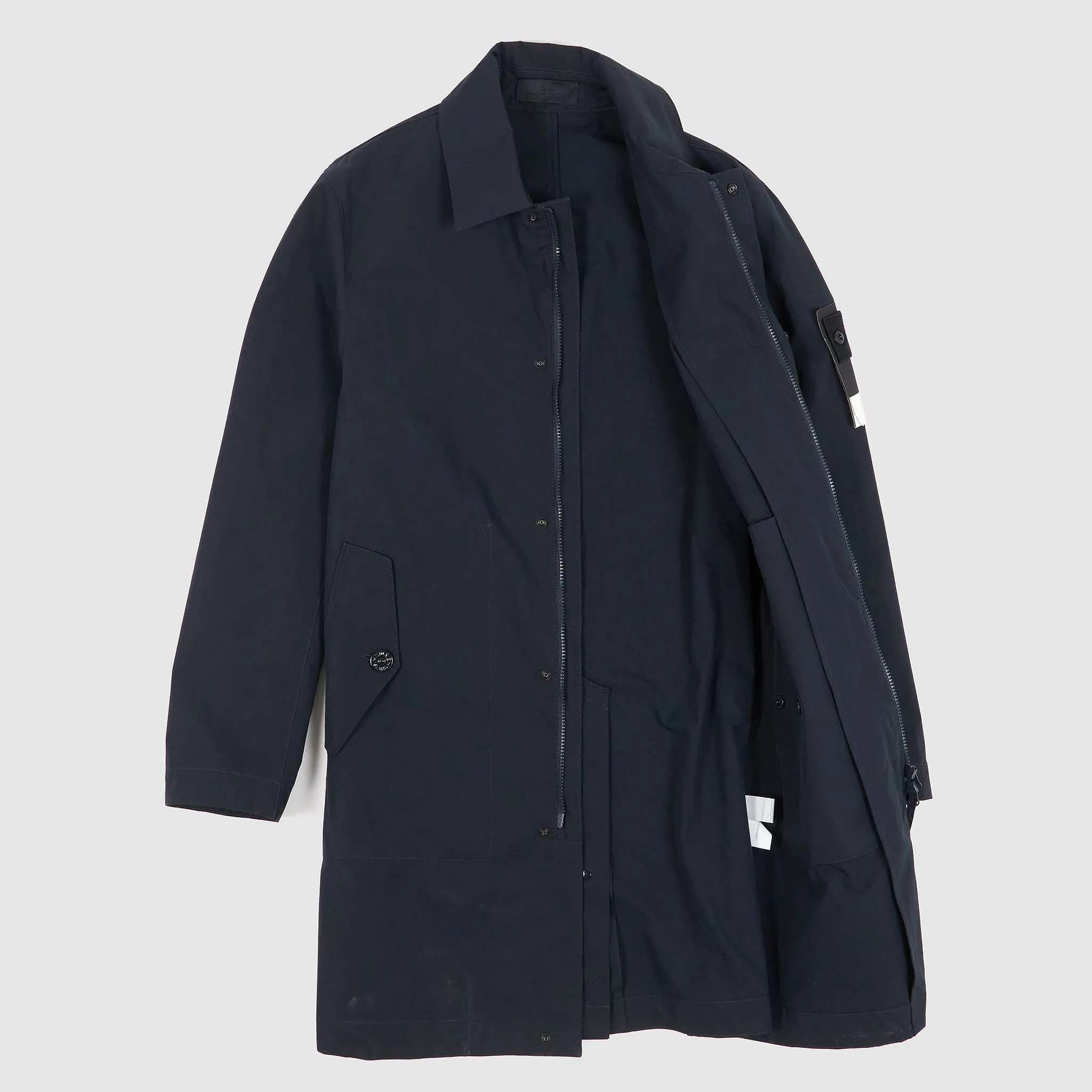 Stone Island Ghost Piece Weatherproof Trench Coat