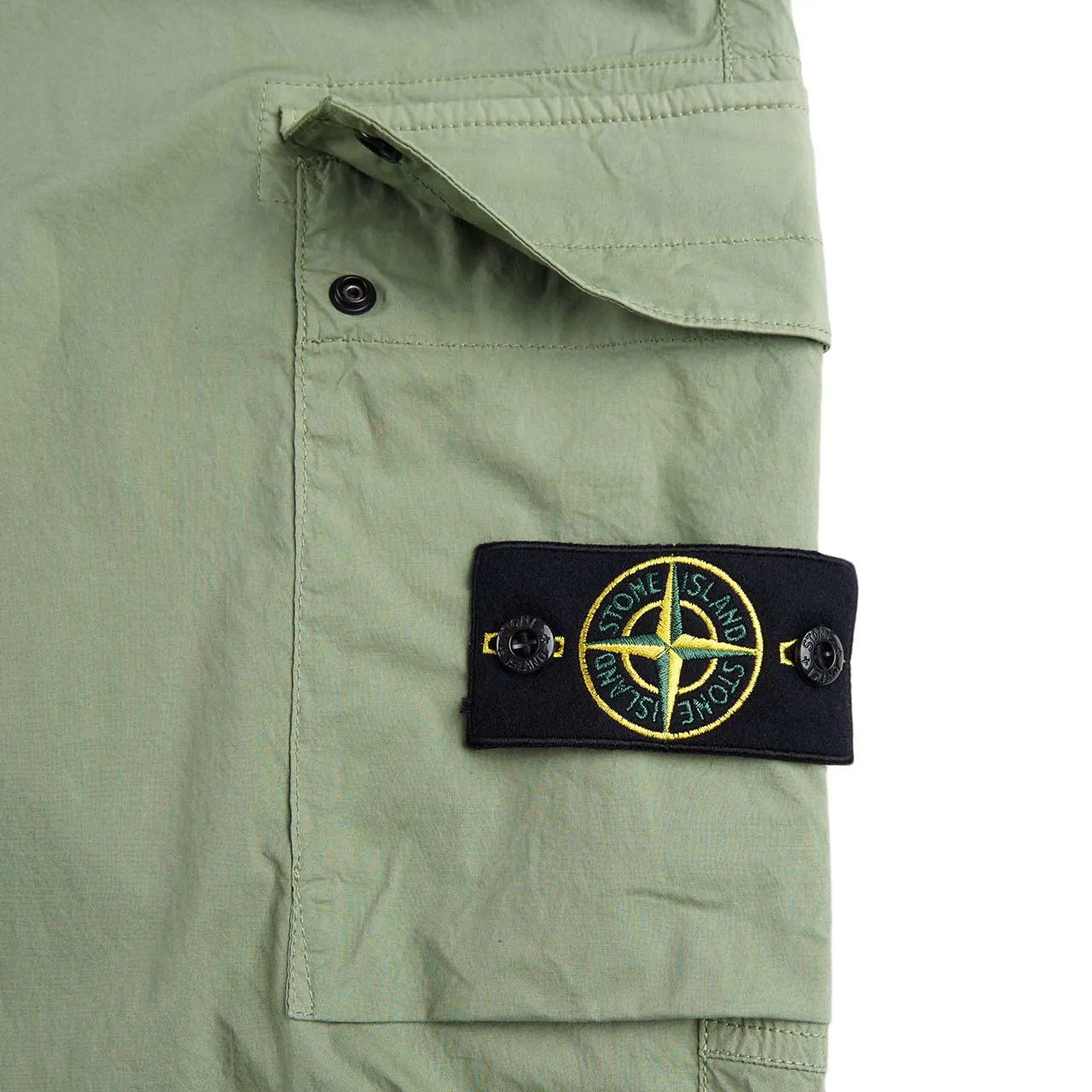 stone island regular tapered pants (sage)