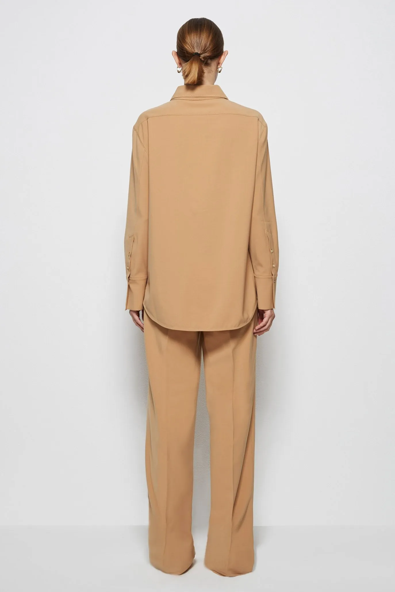 Sunny Eco Tailored Wide Leg Pant Camel