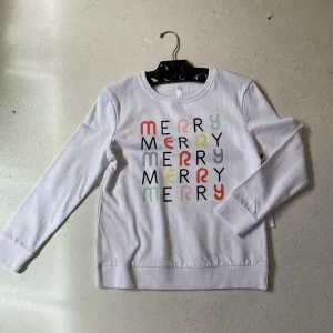 Sweet Soul Tween Merry Merry Merry Merry Sweatshirt - White