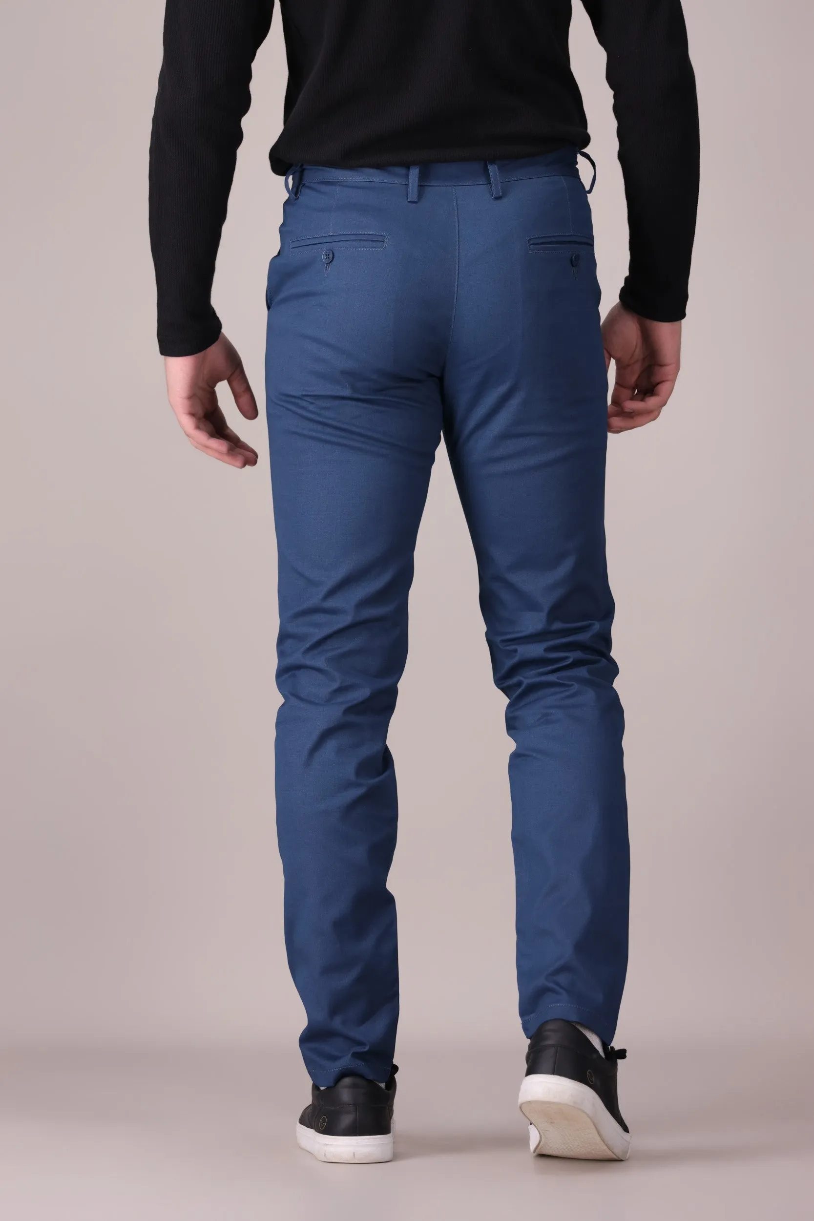 TAPPERED FIT COTTON PANTS