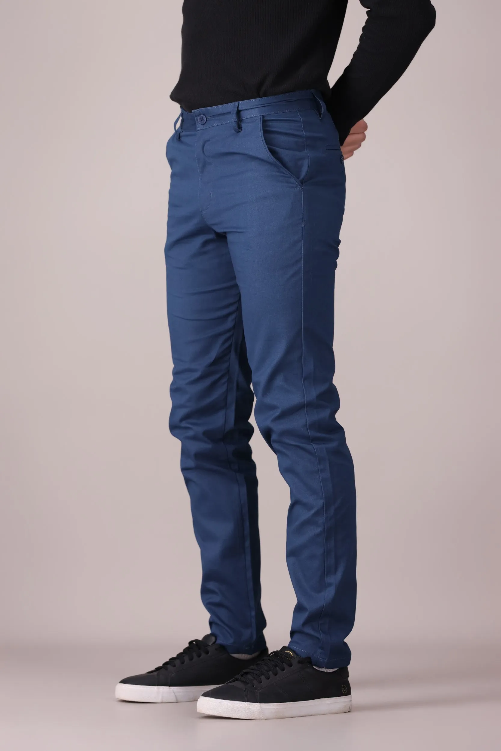 TAPPERED FIT COTTON PANTS