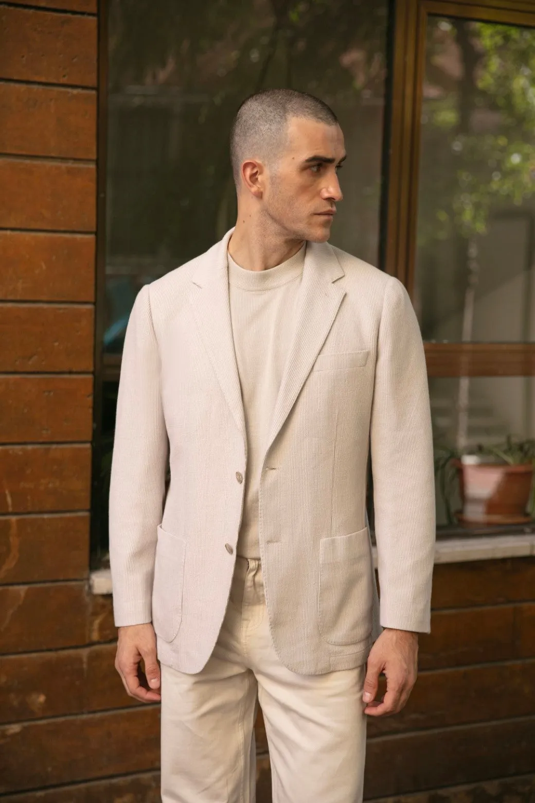 TEXTURED BLAZER