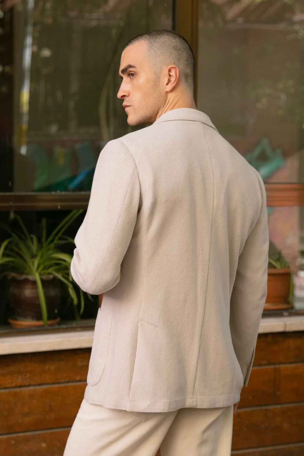 TEXTURED BLAZER