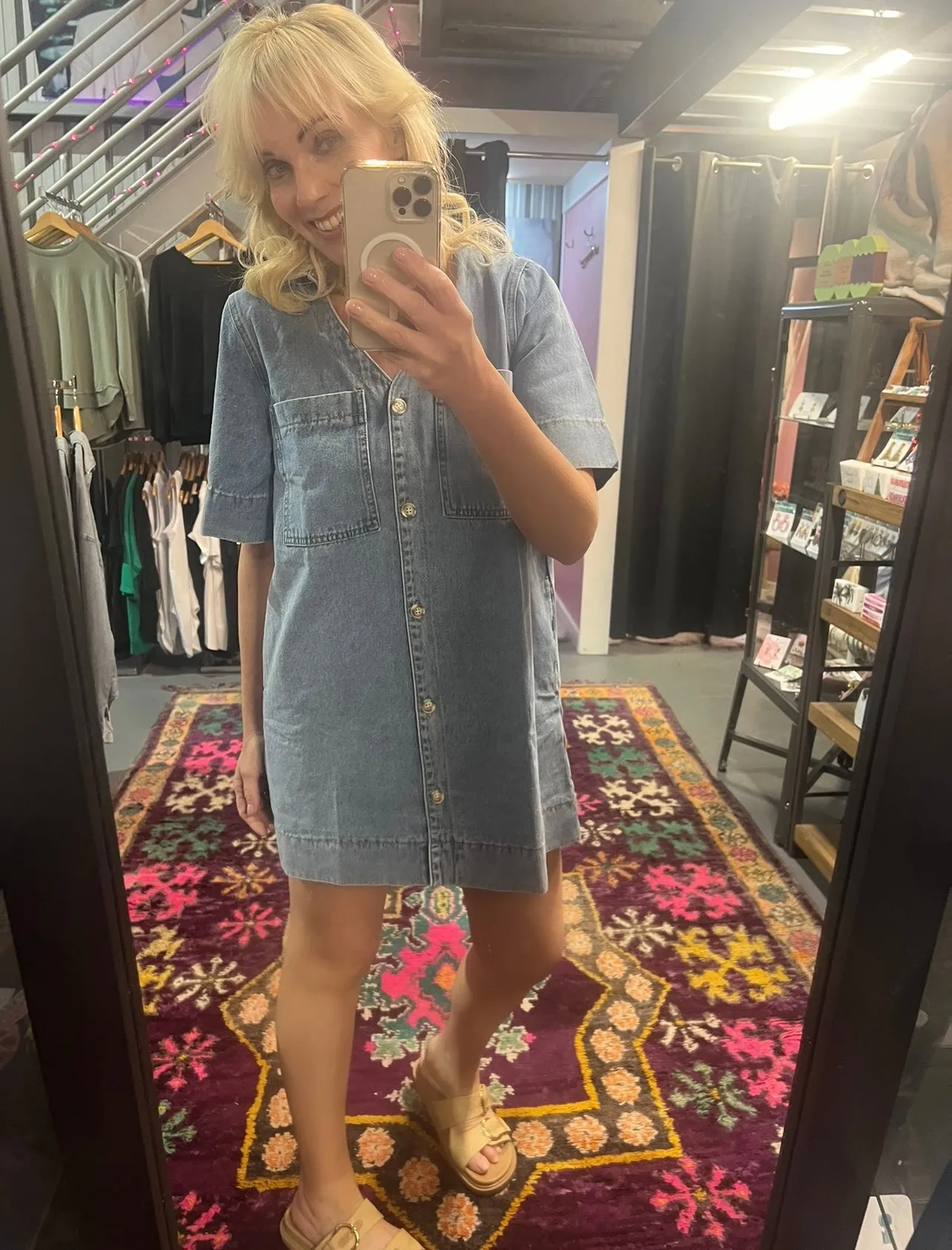 The Poppy Denim Dress : Bestseller
