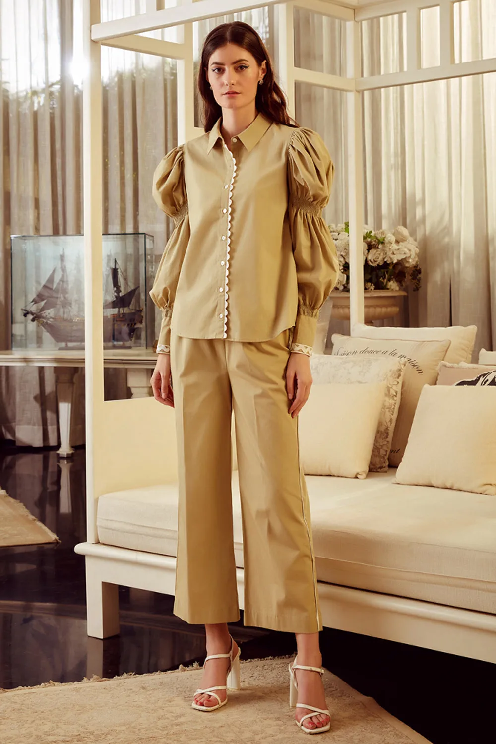 The Ruched Sleeves Co-Ord Set