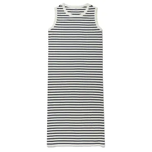 The Tank Dress - Cream/Navy