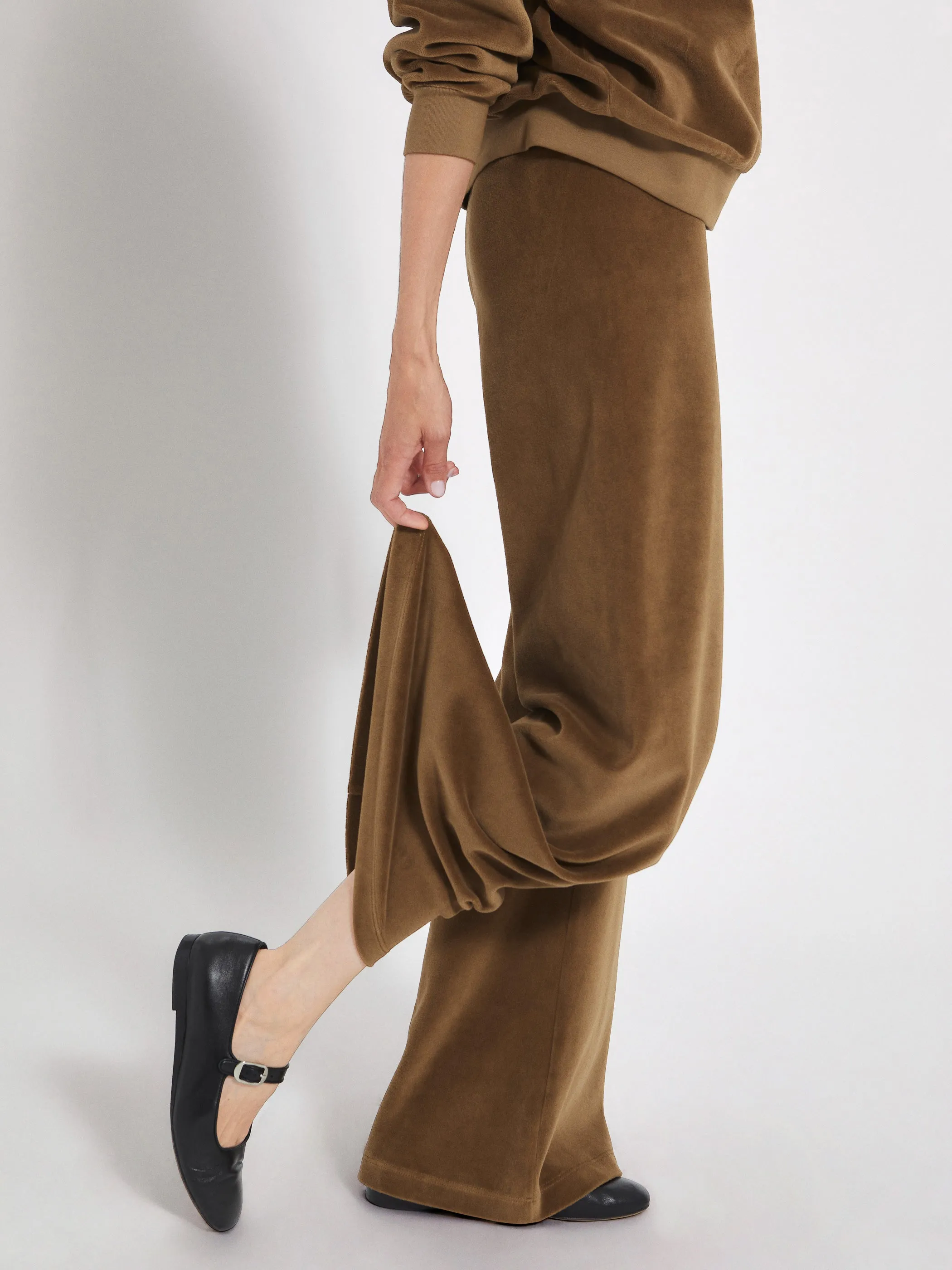 The Zephyra Flare Pants in Velour