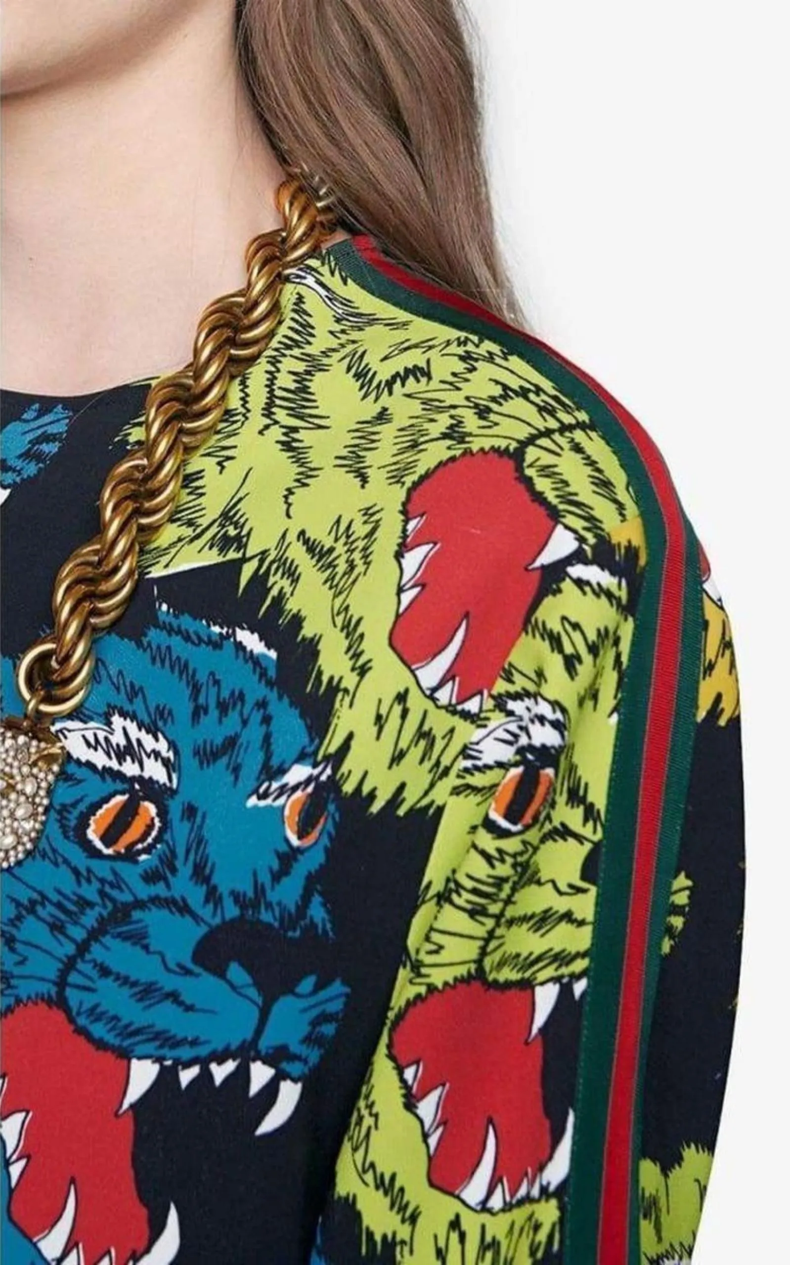 Tiger Face Tunic Dress