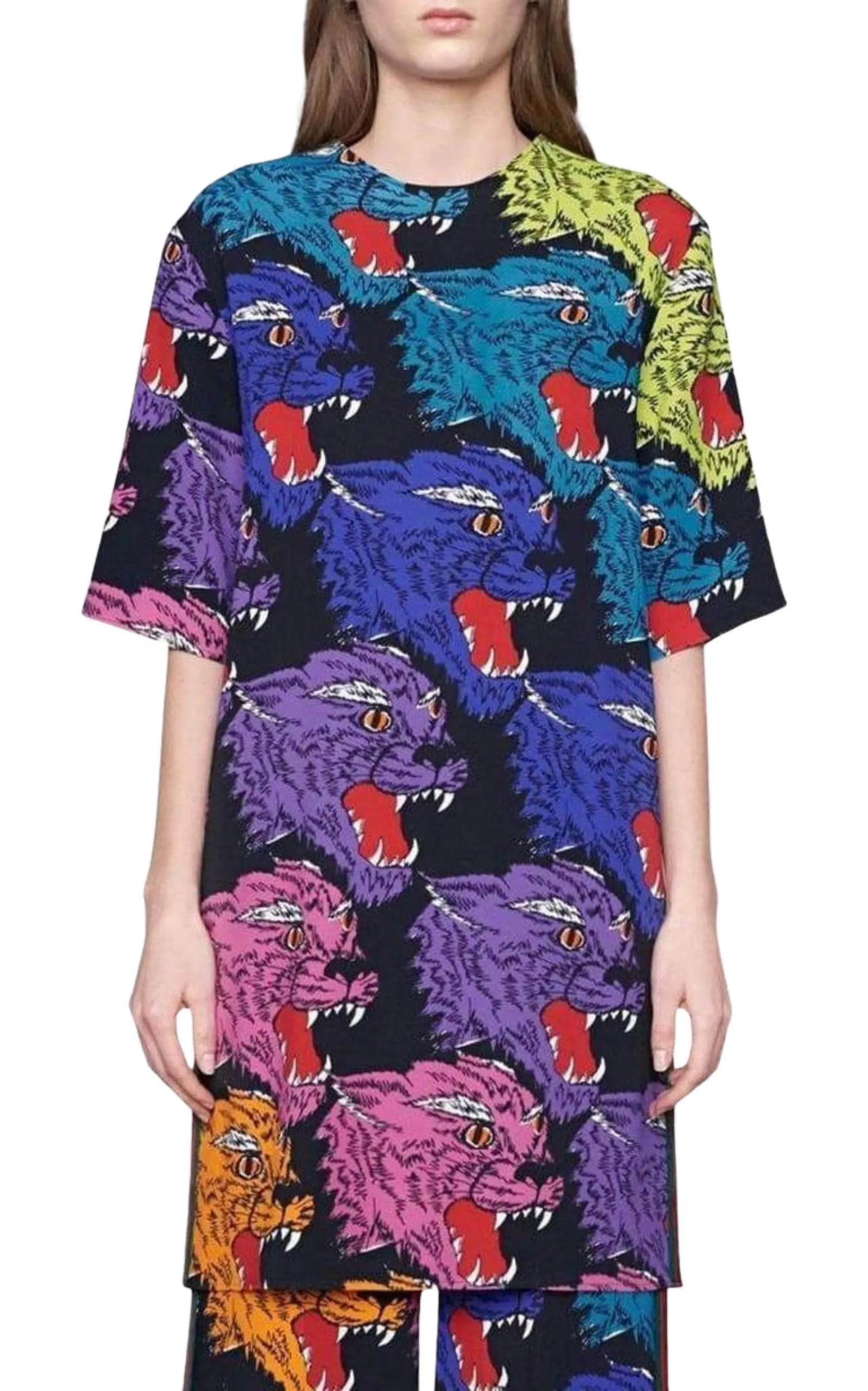 Tiger Face Tunic Dress