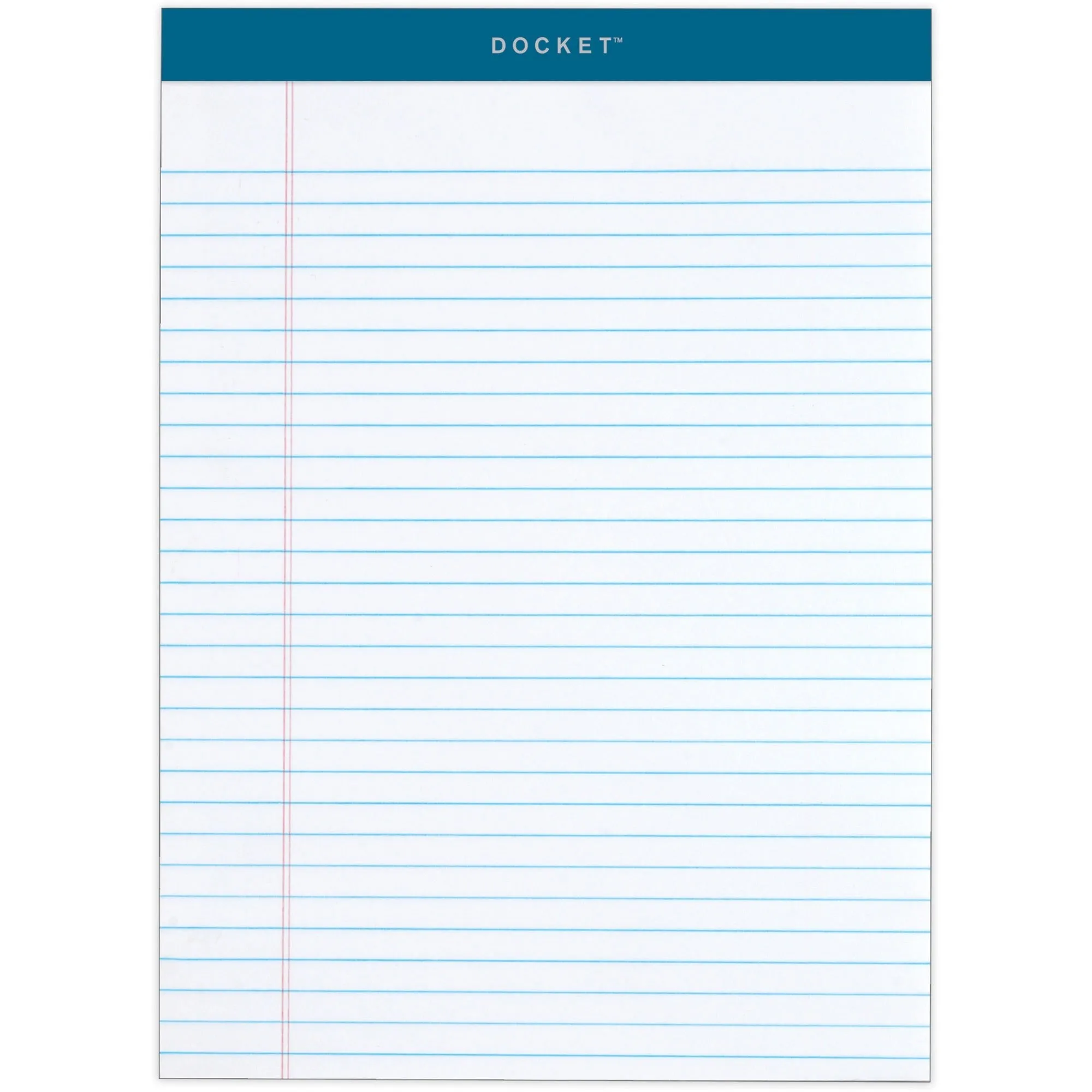TOPS Docket Letr-Trim Legal Ruled White Legal Pads