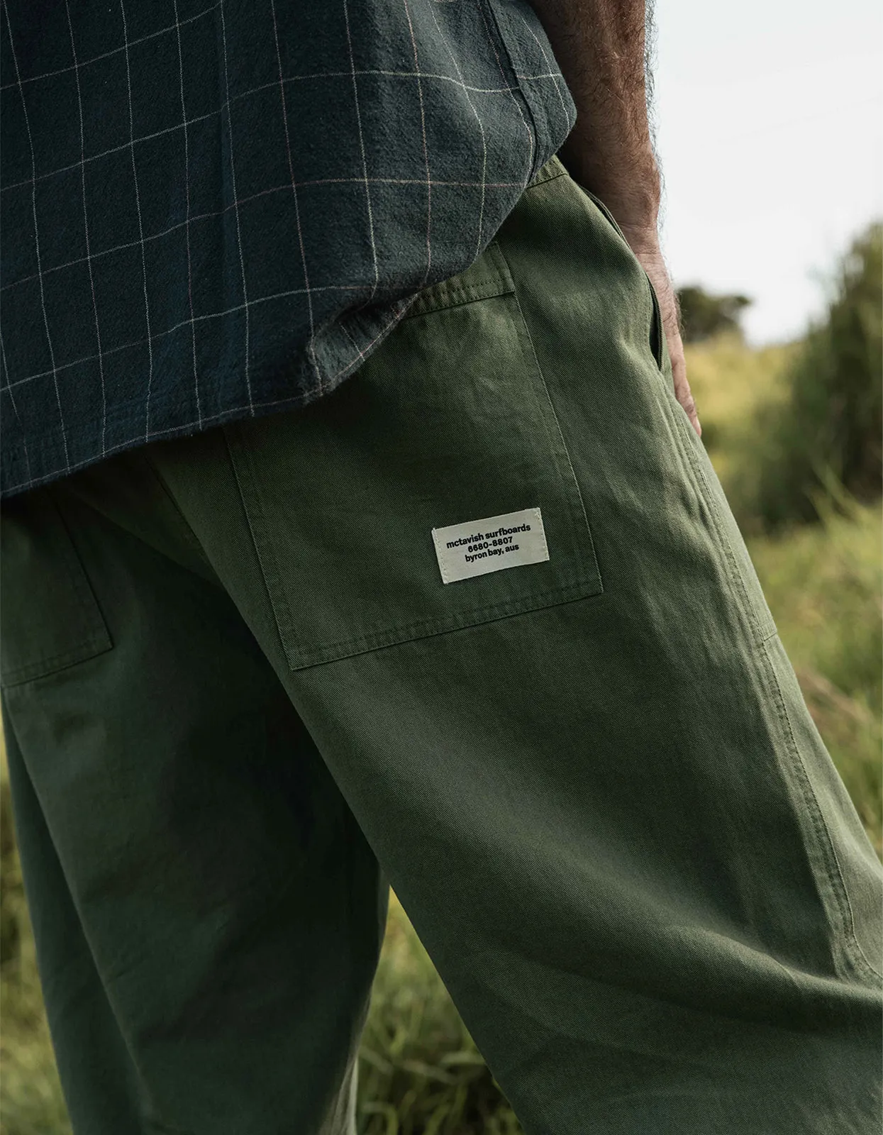 Twill Pants - Green