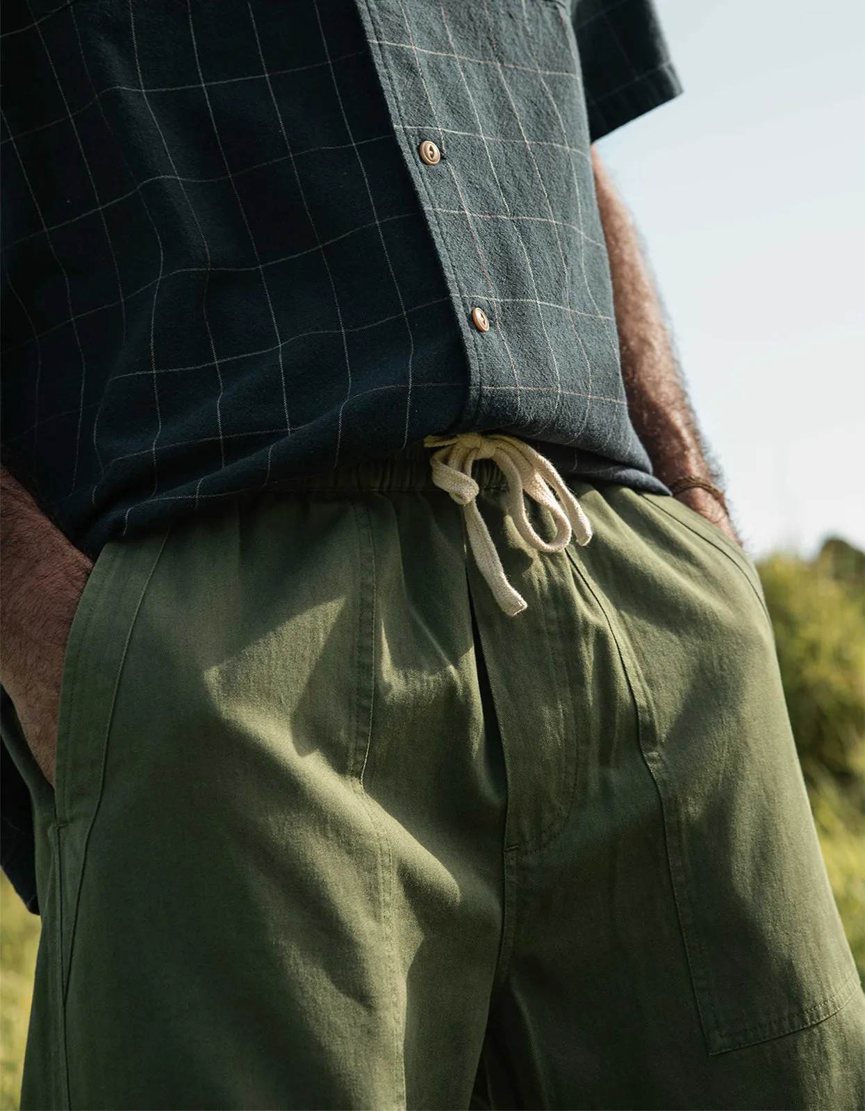 Twill Pants - Green