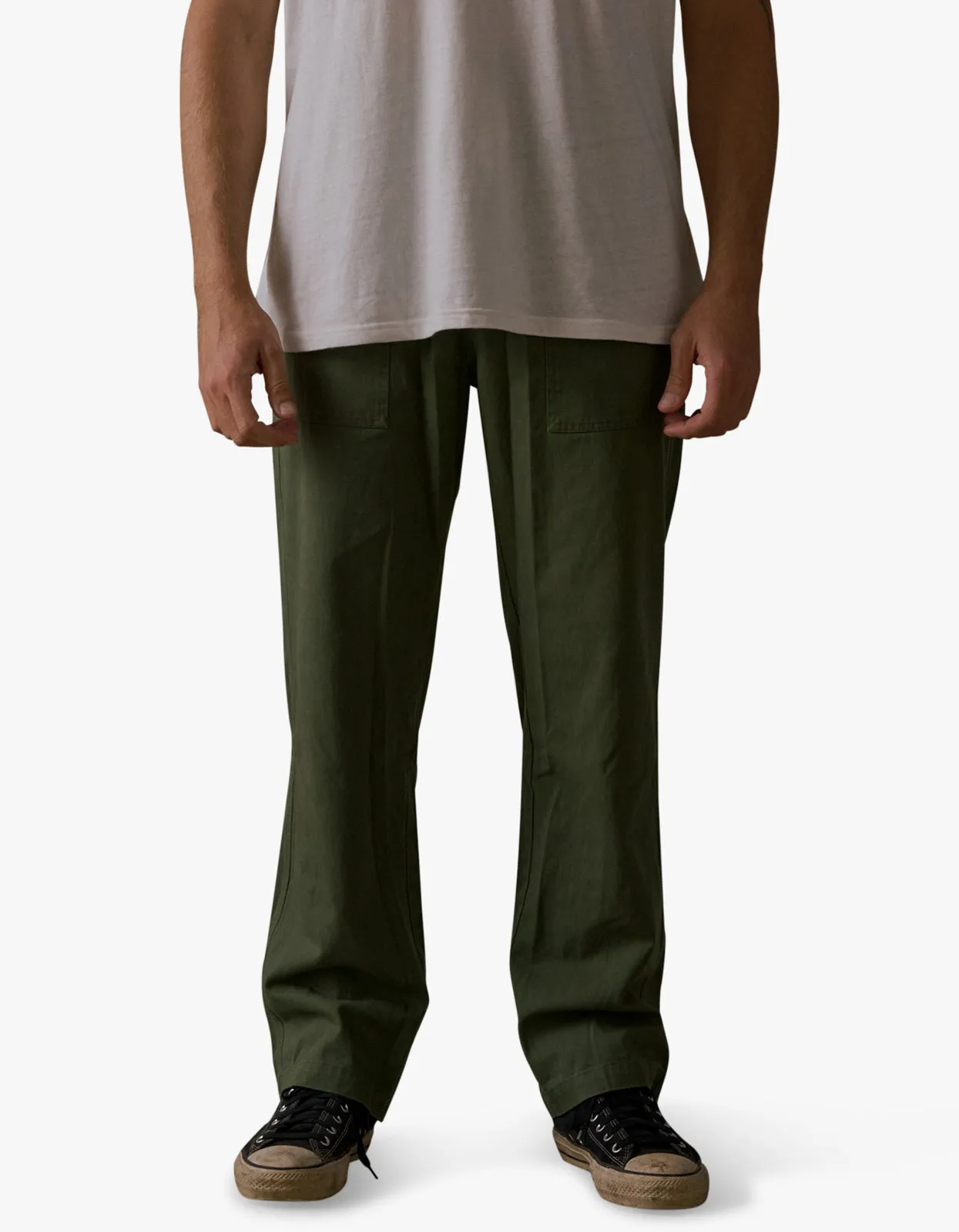 Twill Pants - Green