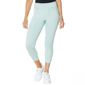 Utopia by HUE Women's Plus Size Flawsome Dreamy Denim Capri Pants