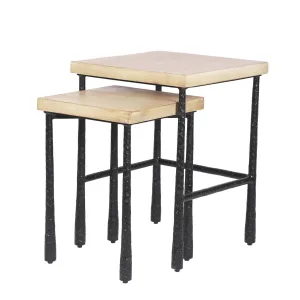 VALEA SQUARE SIDE TABLE (SET OF 2)