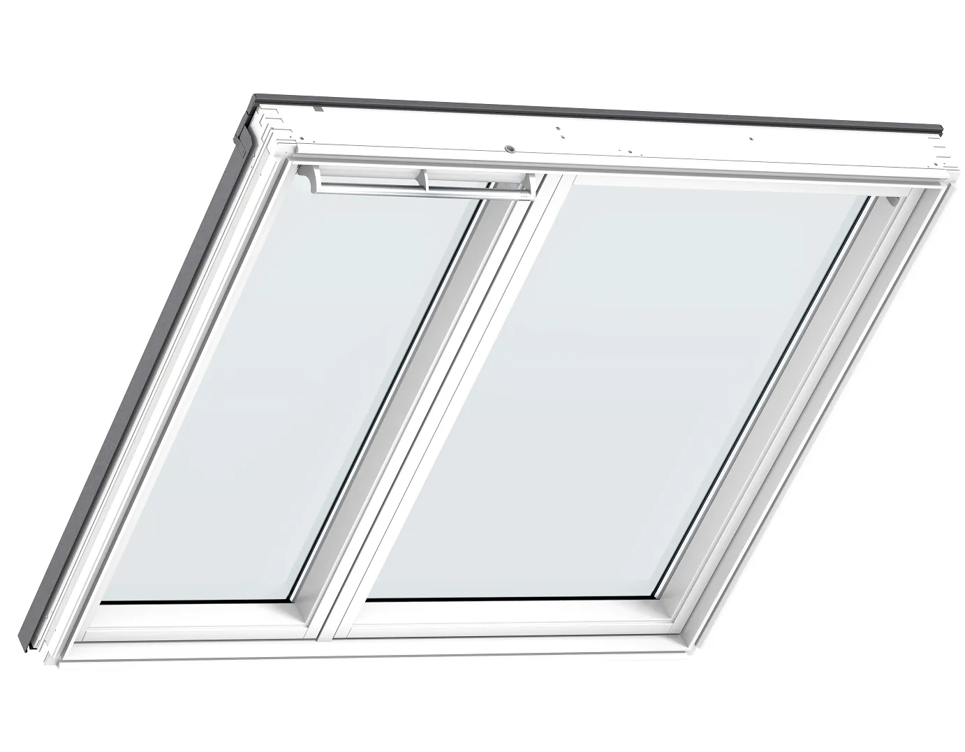 VELUX GPLS FPK06 2070 2-in-1 Double Glazed Top-Hung Window (155 x 118cm)