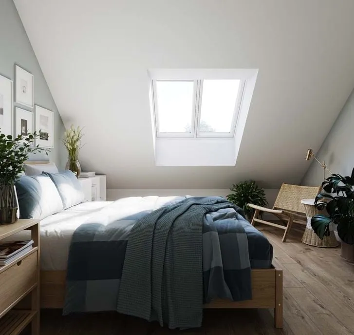 VELUX GPLS MMK08 2070 2-in-1 Double Glazed Top-Hung Window (151 x 140cm)