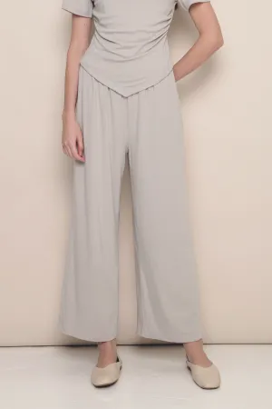 Vely Wide Leg Pants Grey