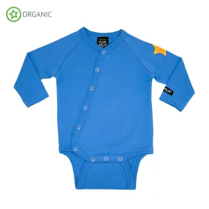 Villervalla - Solid Basics - LS Bodysuit - Blueberry