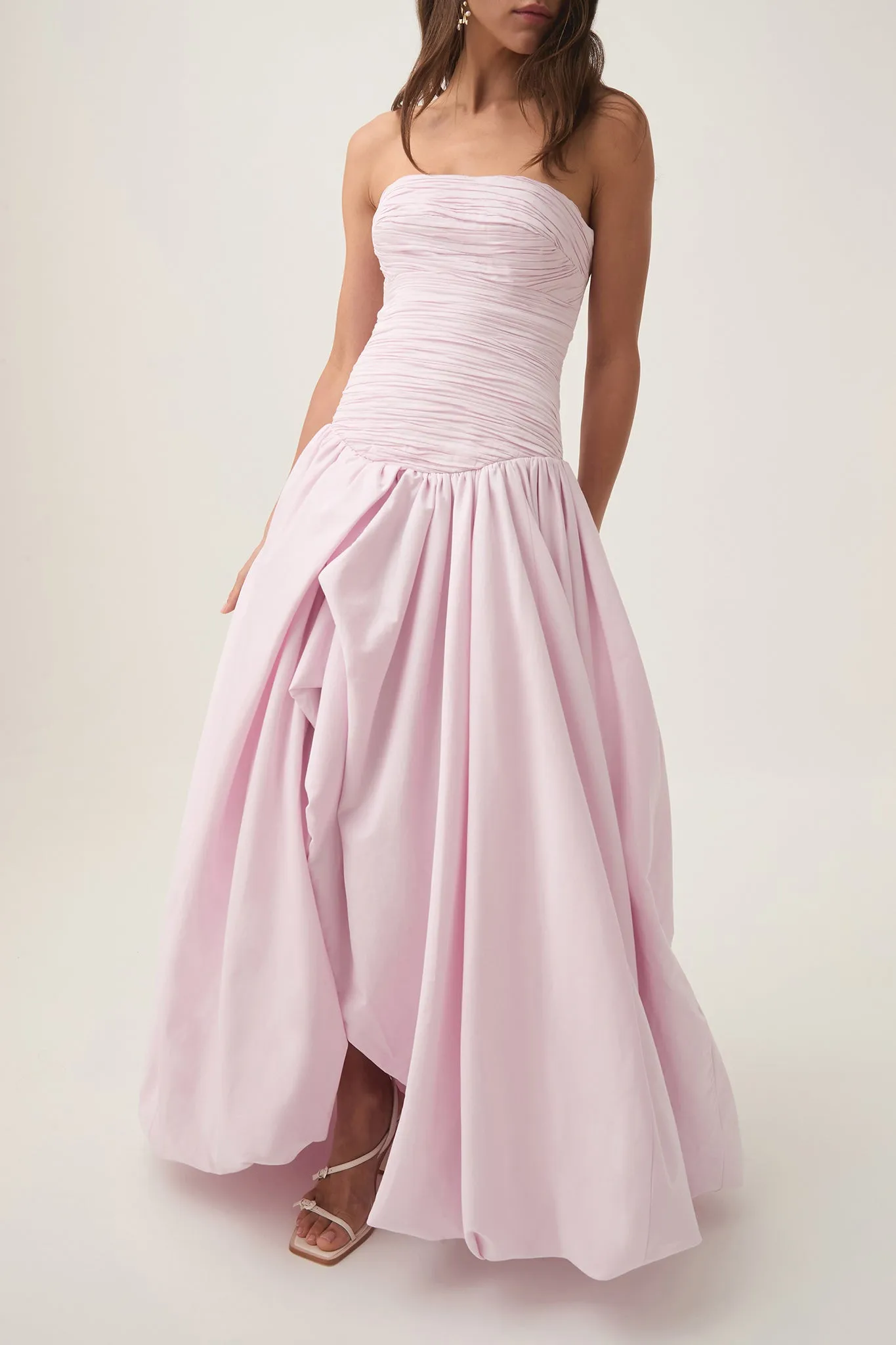 Violette Bubble Hem Maxi Dress