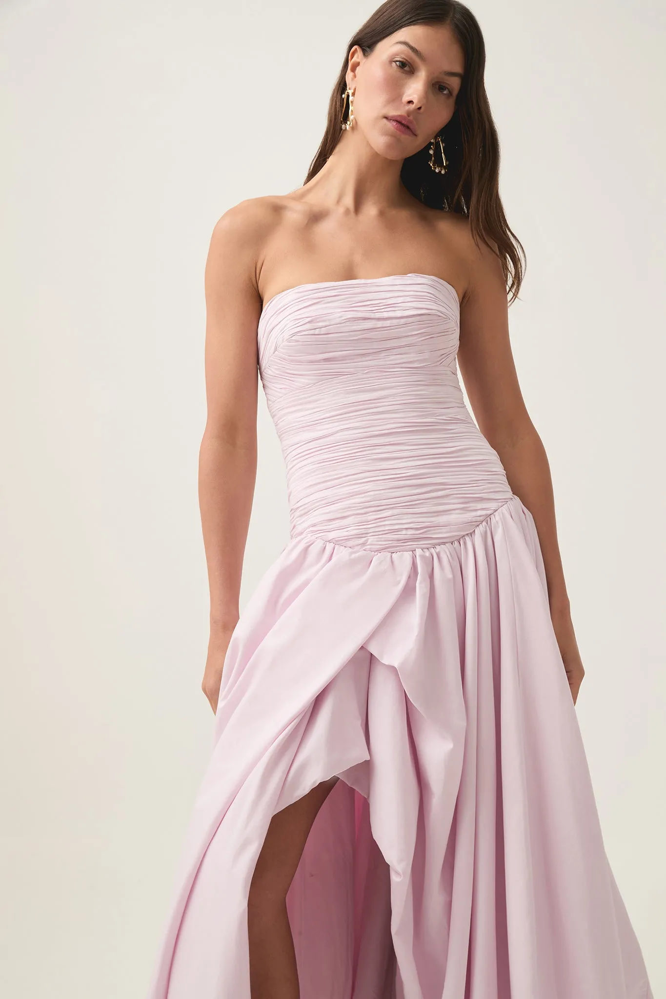 Violette Bubble Hem Maxi Dress