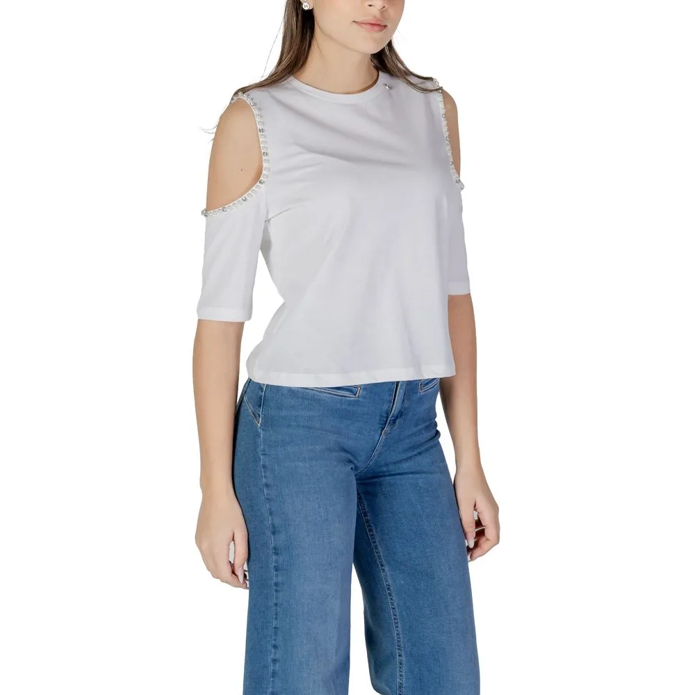 White Cotton Tops & T-Shirt