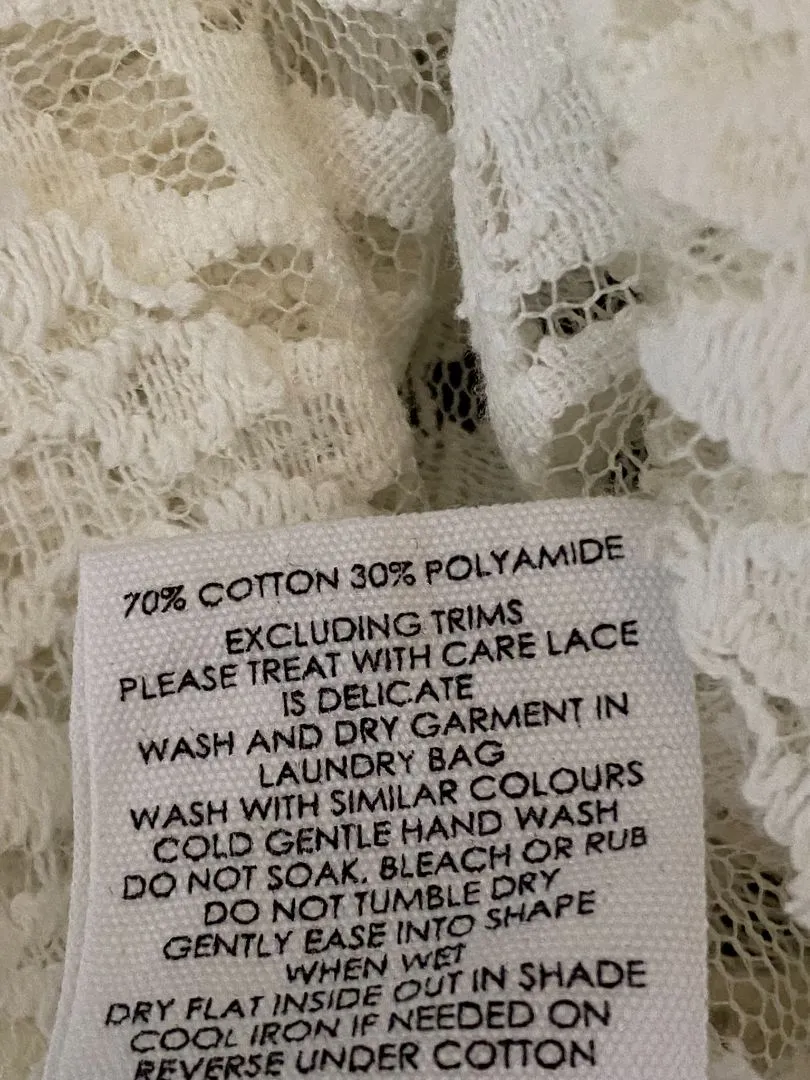 White Decjuba Tops, L