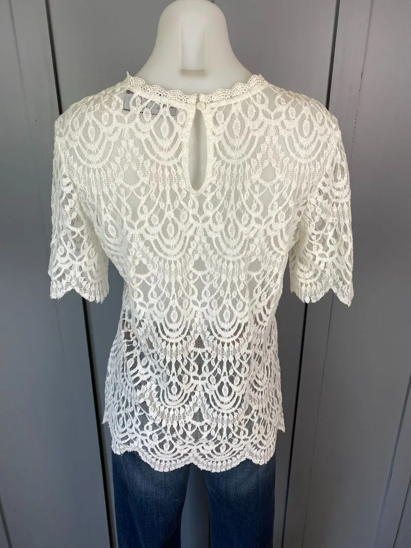 White Decjuba Tops, L