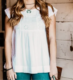 White Lace Top