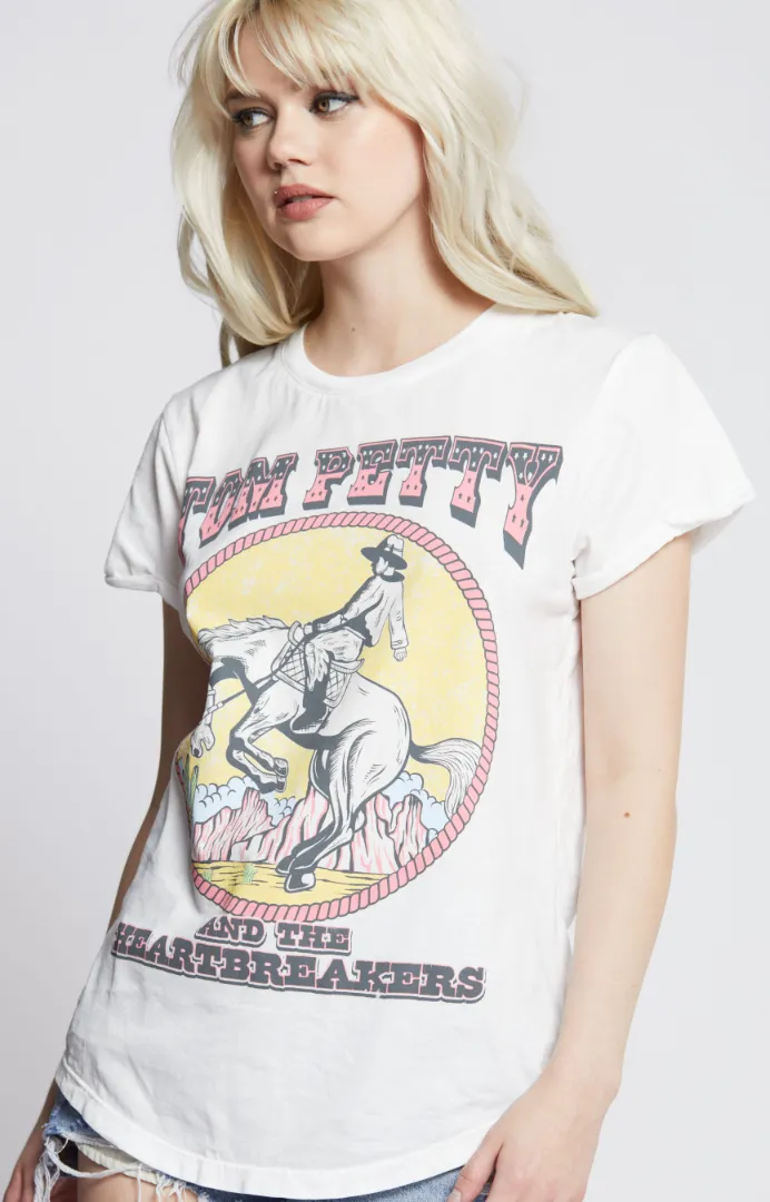 White Tom Petty Way Out West Ss Tee