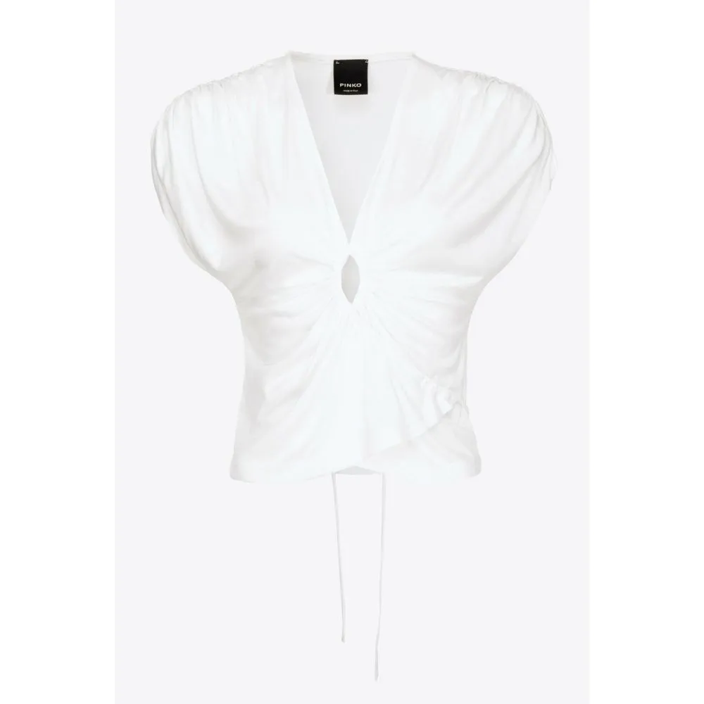White Viscose Tops & T-Shirt