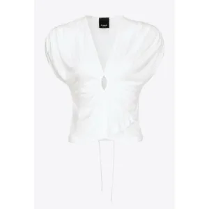 White Viscose Tops & T-Shirt