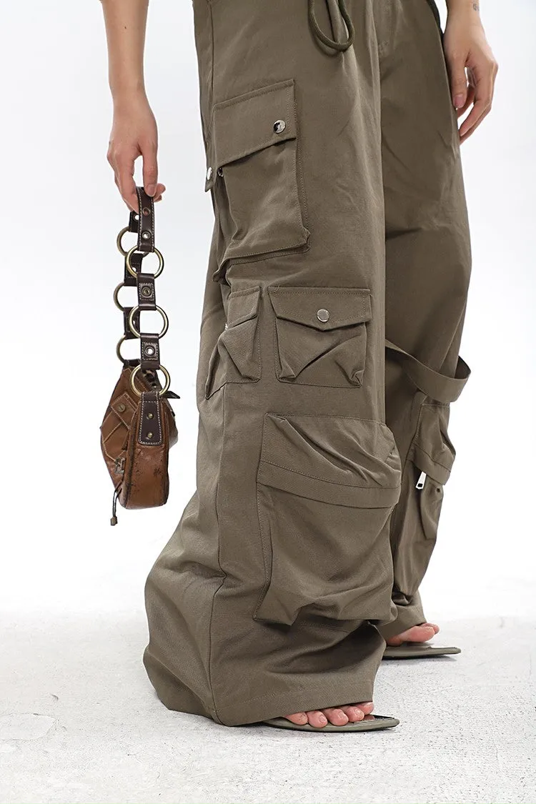 Wide Leg Cargo Pants