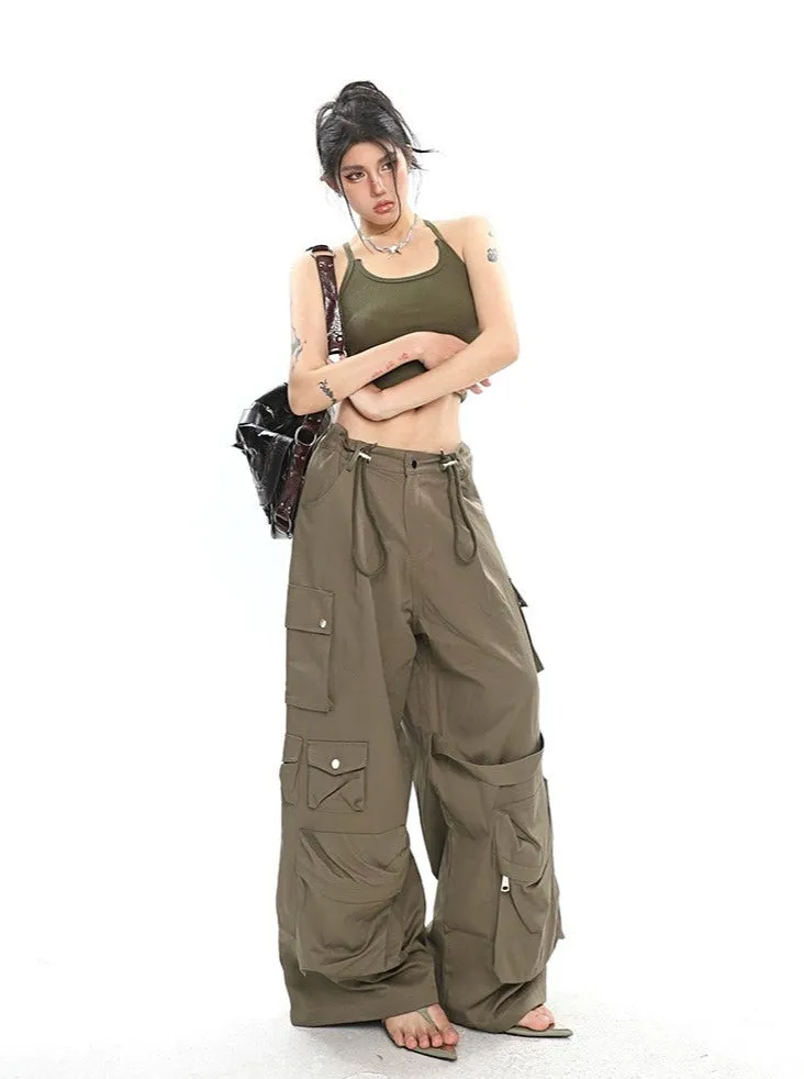 Wide Leg Cargo Pants