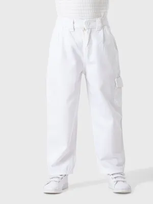 Wide Leg Gabardine Pants
