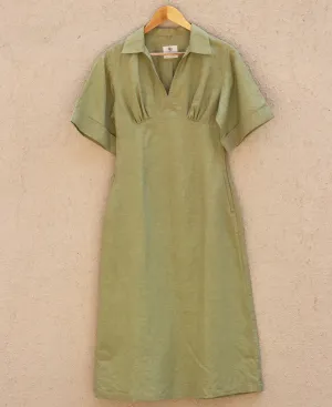 Wide Sleeve Midi Dress RTS