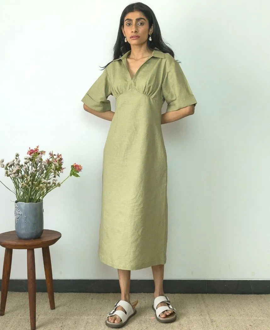 Wide Sleeve Midi Dress RTS